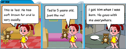 A screen shot from the ToonDoo website