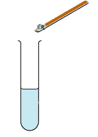 Test with water, salt is added