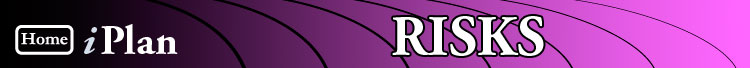 iPlan-Risks page and Home button. Produced by the Centre of Learning Innovation for the NSW Department of Education and Training